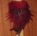 DF  Indian saddle dk red XL